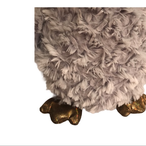 Ty Beanie Boos Owl 2016 Owlette Glitter Eyes Plush Owl - Picture 5 of 12